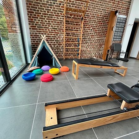 Aux Bois Dores De La Ferme De Sorval, Animaux De La Ferme, Fitness Selvigny エクステリア 写真